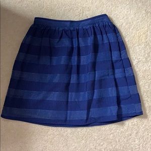 Royal blue skirt
